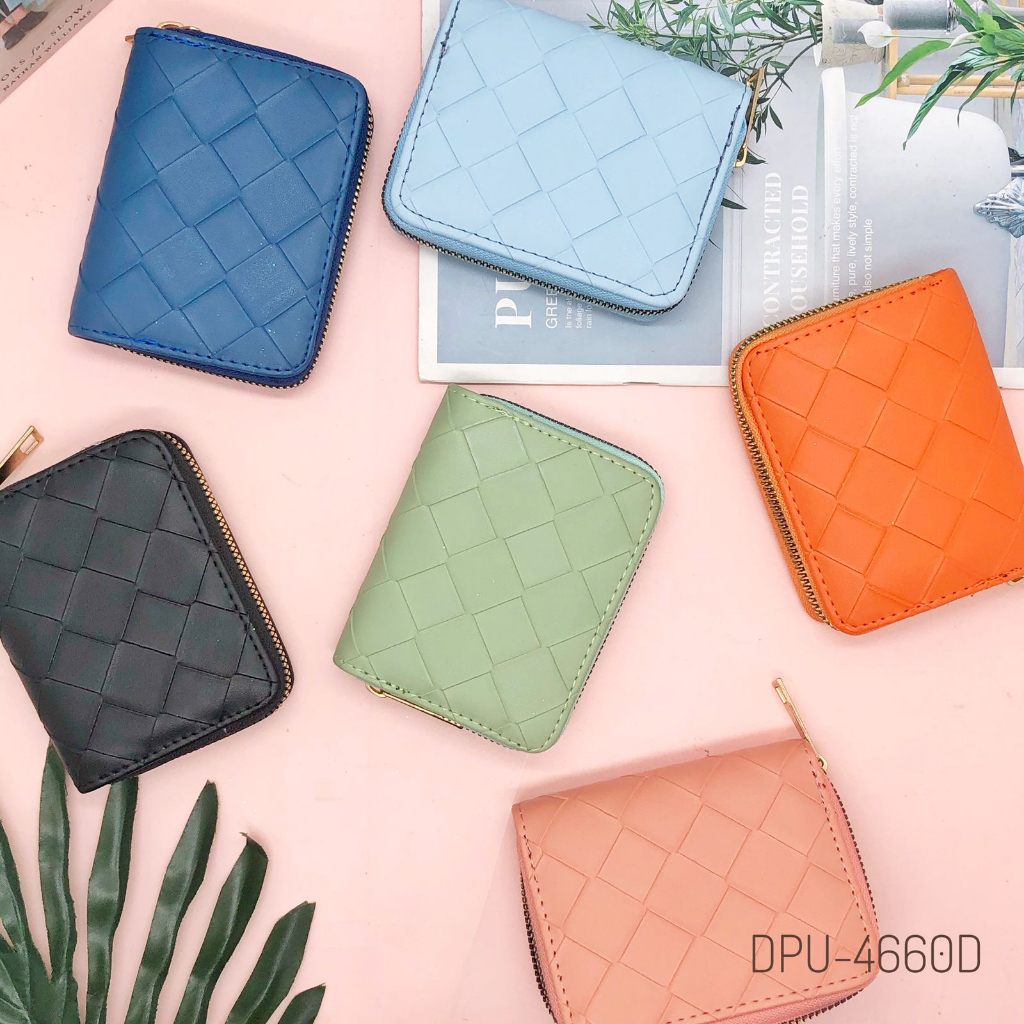 VANILLESHOP - DOMPET LIPAT KOTAK WANITA IMPORT  FASHION