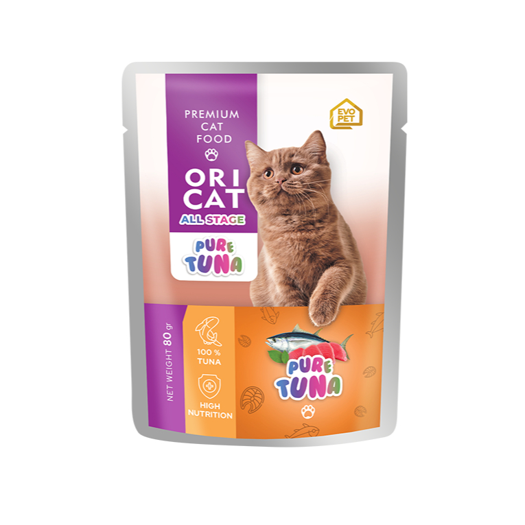 Makanan Kucing ORI CAT POUCH All Stage 80gr