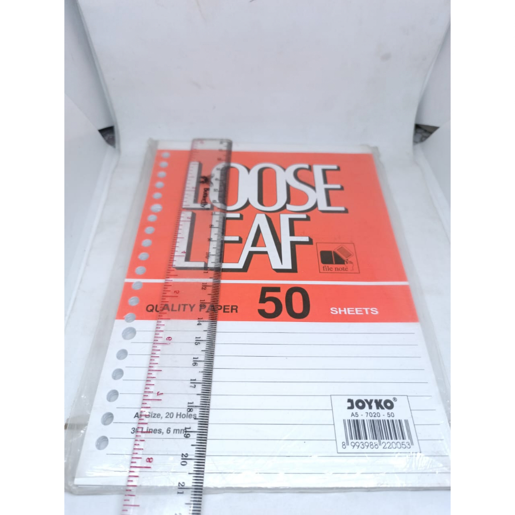 KERTAS ISI BUKU BINDER BOXY KUWARTO MEREK LOOSE LEAF A5 B5 1 PAK ISI 50 HALAMAN