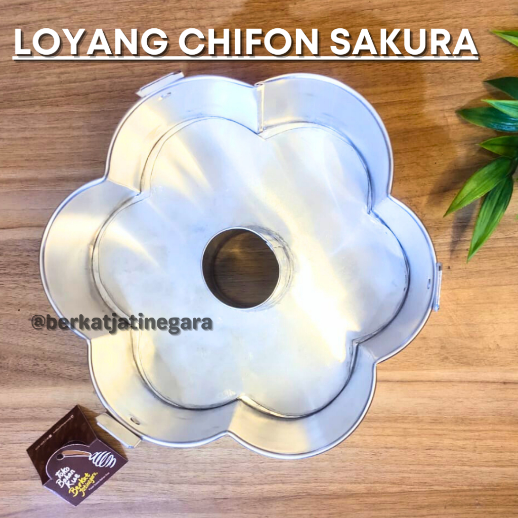 LOYANG CHIFON SAKURA 24 CM/ LOYANG MOTIF BUNGA BONGKAR PASANG / PCS