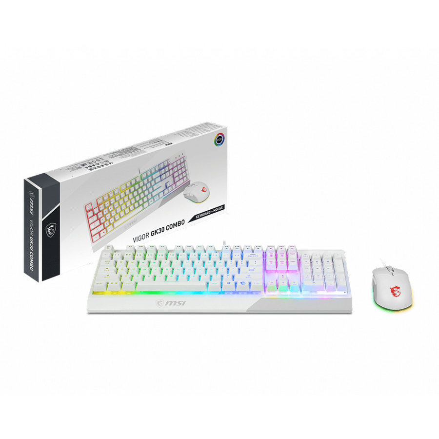Keyboard Mouse Gaming MSI VIGOR GK30 Combo Wired 5000DPI