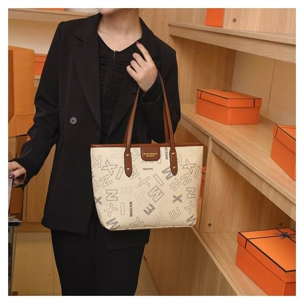 BJ65038 - COFFEE/BROWN/BEIGE  AS SLEMPANG JINJING TOTEBAG HANDBAG TAS WANITA FASHION IMPORT MODIS ELEGAN TERMURAH TERLARIS TERBARU BAGSTORE JAKARTA TAS BATAM   ZCJ5038