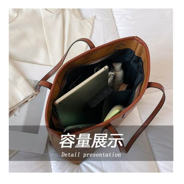 BJ65038 - COFFEE/BROWN/BEIGE  AS SLEMPANG JINJING TOTEBAG HANDBAG TAS WANITA FASHION IMPORT MODIS ELEGAN TERMURAH TERLARIS TERBARU BAGSTORE JAKARTA TAS BATAM   ZCJ5038