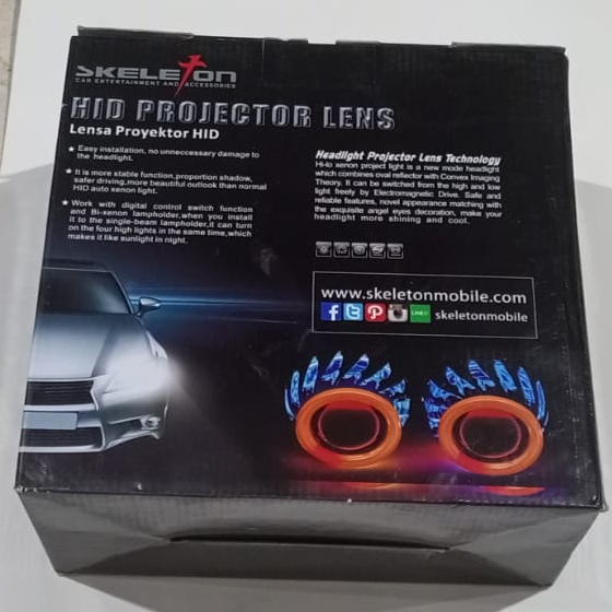 Lampu Utama Mobil HID PROJIE Skeleton