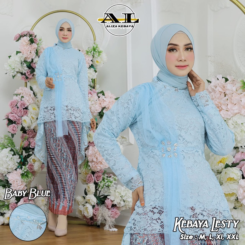 Setelan Kebaya Lesty Etnik LZ / Kebaya Modern / Kebaya Wisuda / Kebaya Lamaran / Kebaya Tunangan / Kebaya Kondangan / Kebaya Brukat Kekinian