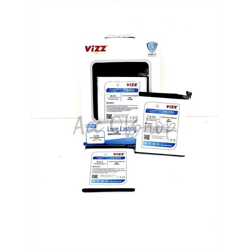 Baterai Batre Vizz B-K3 Vivo S1 Pro Original Vizz