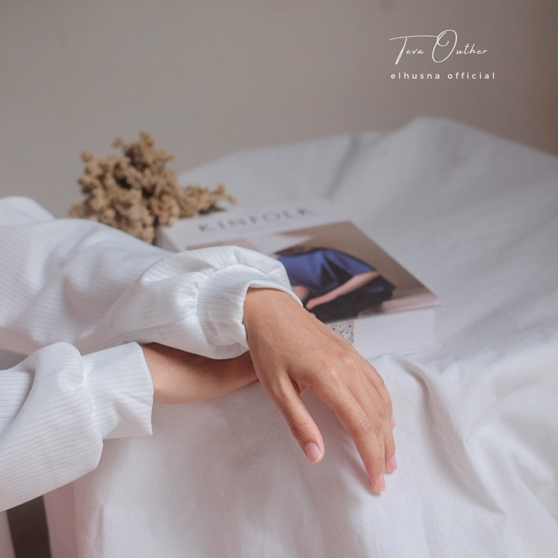 [𝐄𝐥𝐡𝐮𝐬𝐧𝐚] Teva long cardigan tunik / outher knit