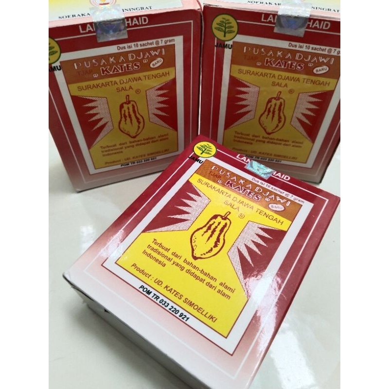 Jamu Lancar Haid Cap Kates Simoelliki (isi 10 Sachet @7gr)