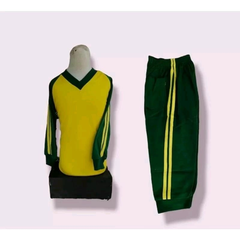 Setelan Olahraga Anak TK 20 Pcs Baju dan Celana Training Seragam Sekolah
