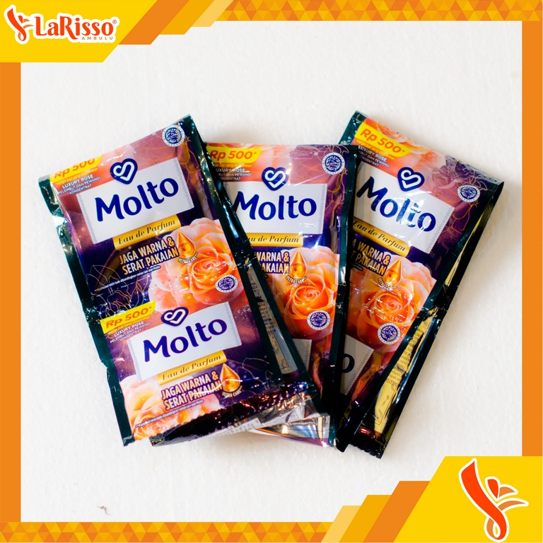 MOLTO EDP SACHET 12X10ML LUXURY ROSE