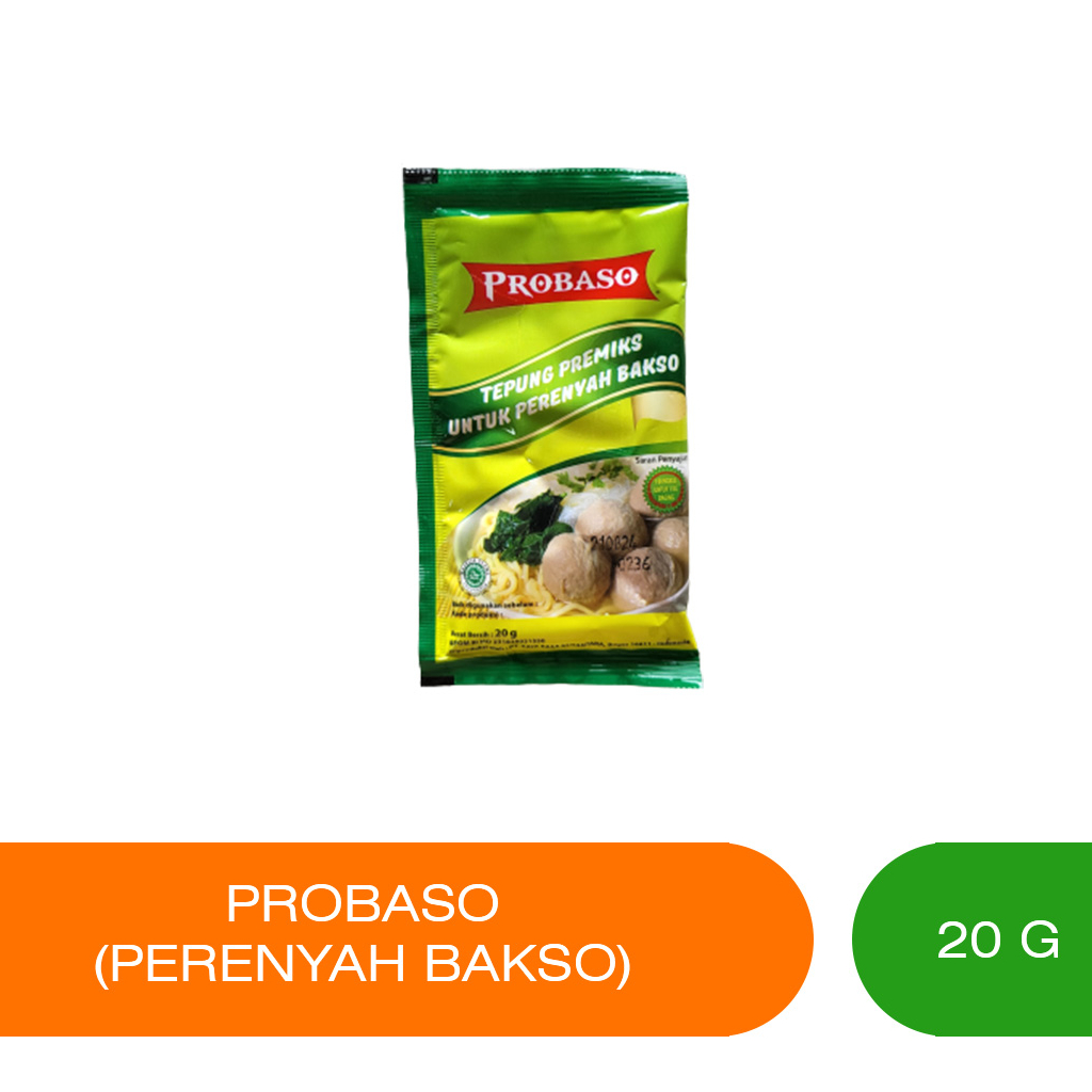 

Probaso - Tepung Premiks Perenyah Bakso 20 gr