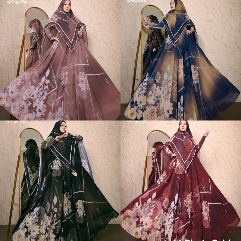 GAMIS HUMAIRA MAZIDAH SERIES GAMIS SYARI ORYGINAL BRAND HUMAIRA
