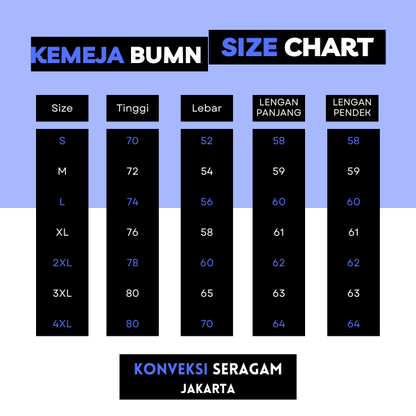 Seragam Kerja BUMN Kemeja Kerja BUMN Lengan Panjang Warna Putih Bahan American Drill Custom Bordir Satuan