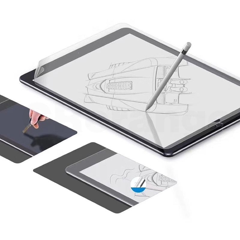 Paper Like Screen Guard For iPad Mini 1/2/3 | Mini 4 | Mini 6 | 2/ 3/ 4 | Air/ Air 2/ Pro 9.7 | Air 3/ 10.5 | Pro 10.2 | Pro 11 | Air 4/ Air 5/ 10.9 | 10 2022 | 12.9 2018-2022