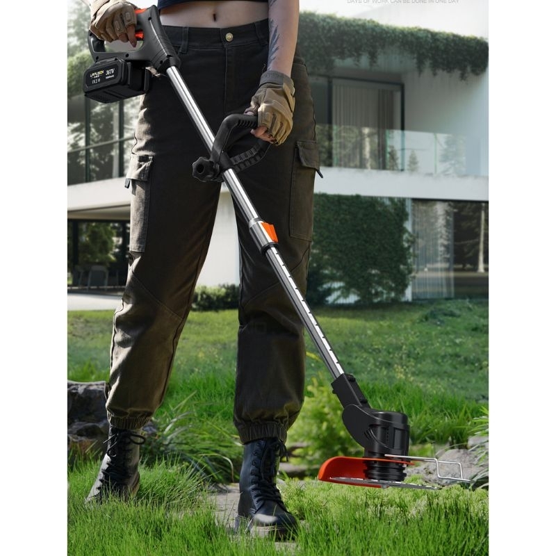 Meigar Mesin Pemotong Rumput Ranting Electric Grass Trimmer 4000mAh - HT-901