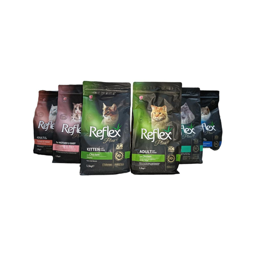 REFLEX PLUS Premium Makanan Kucing Setara HealtyNoKitchenFlavor-1,5KG