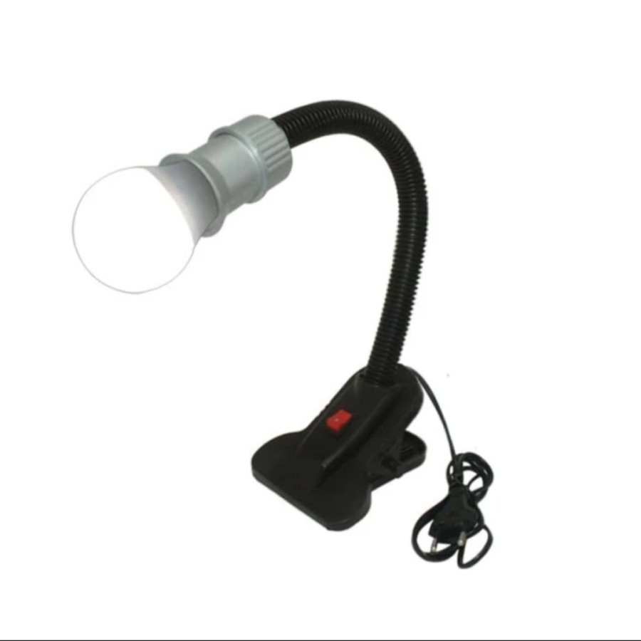 Lampu Meja Belajar Jepit/Lampu Baca /Lampu Flexible JIAMEI