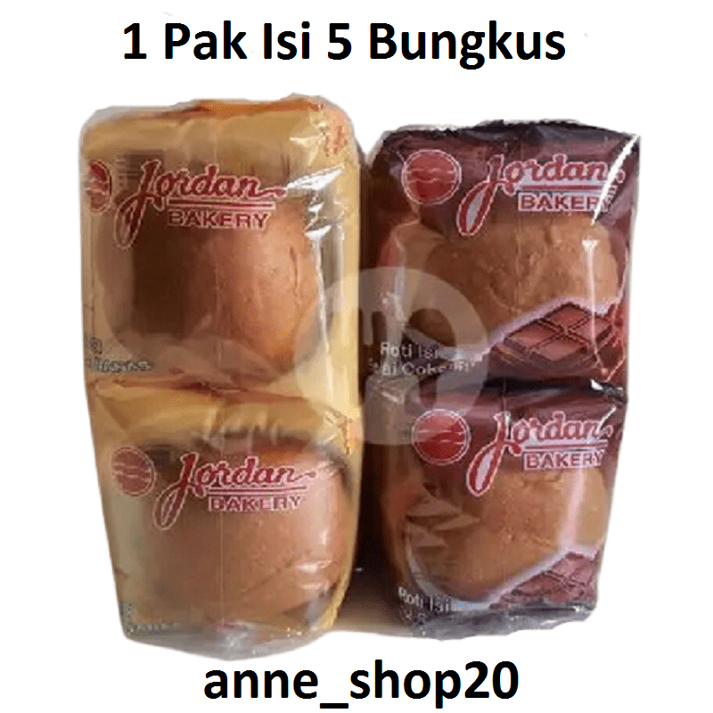 Roti Coklat &amp; Nanas Isi 5 Bungkus