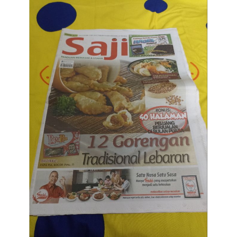 (PRELOVED) TABLOID SAJI 12 GORENGAN
