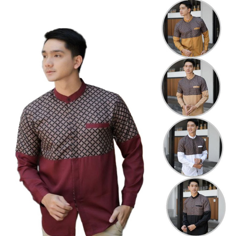 KOKO NABAWI KURTA KOMBINASI LENGAN PANJANG KURTA DEWASA