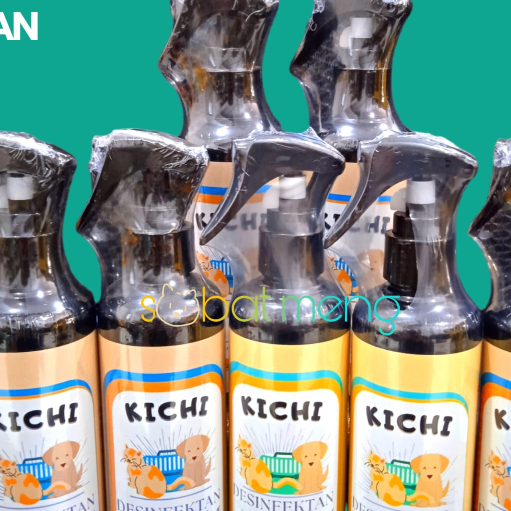 KICHI DESINFEKTAN KANDANG 250ml | DESINFEKTAN SPRAY KANDANG HEWAN | DESINFEKTAN PENGHILANG BAU & KUM