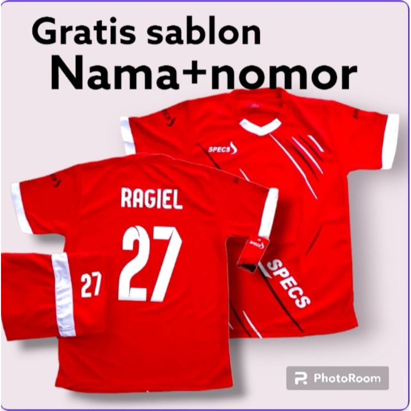 Gratis sablon nama dan nomor punggung baju VOLLY,futsal,bola anak usia 4 sampai 14 tahun