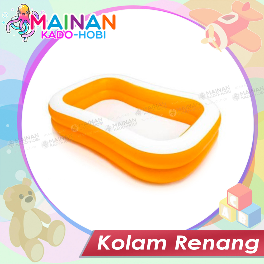 HADIAH ULANG TAHUN MAINAN EDUKASI ANAK SWIMMING POOL KOLAM RENANG KARET ANAK KARAKTER