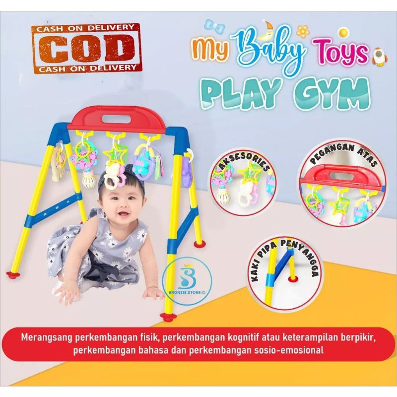 [rumahbayipdg] Baby musical playgym bayi || mainan musik rattle bayi