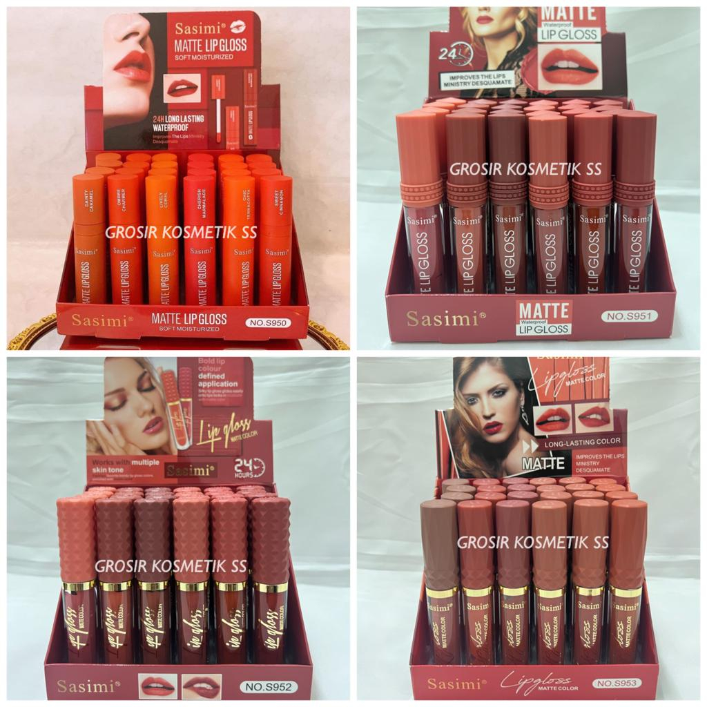 [12pcs] Lipcream Sasimi Matte Long Lasting