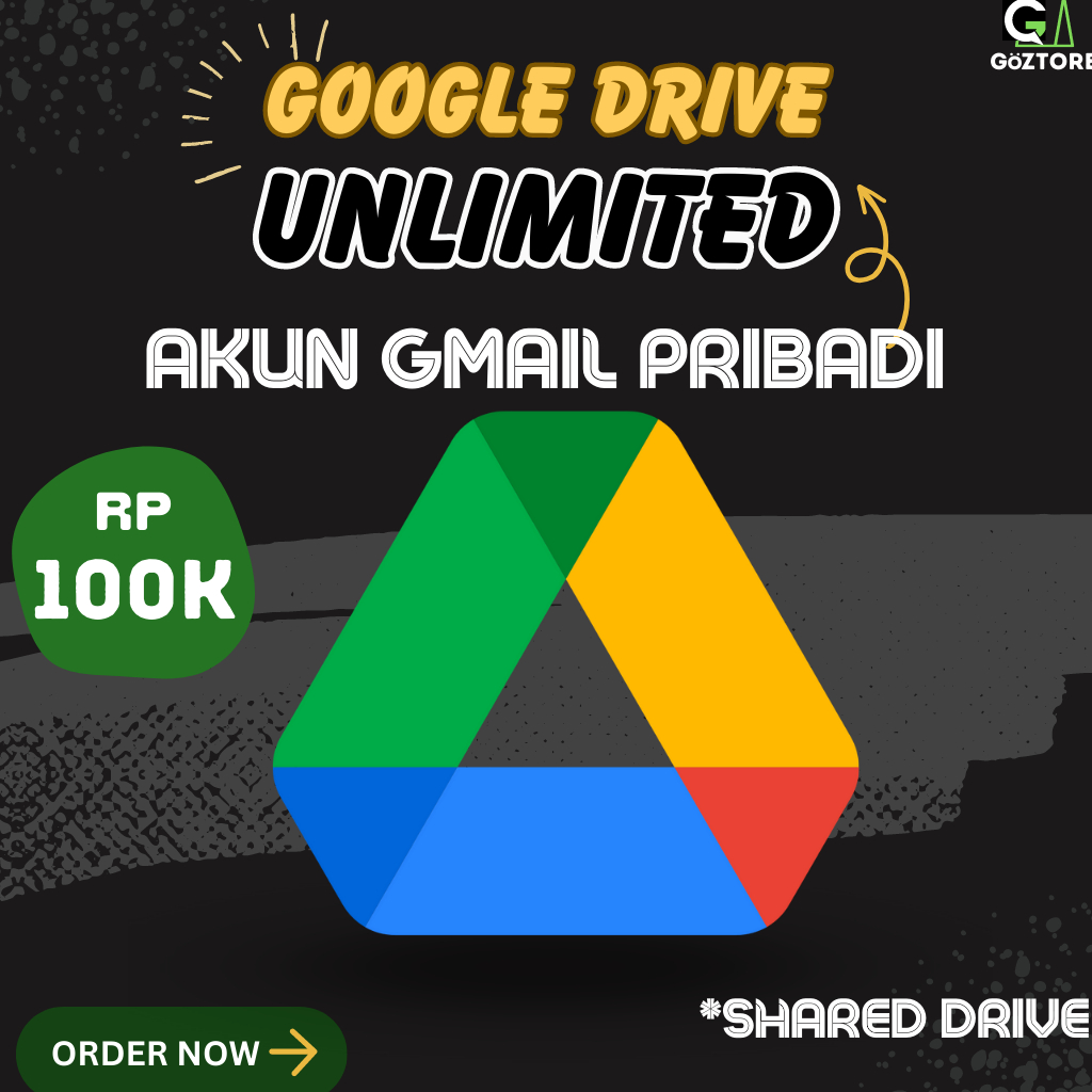 Google Drive Email Pribadi Gmail Gdrive Unlimited Storage Lifetime Bergaransi Resmi