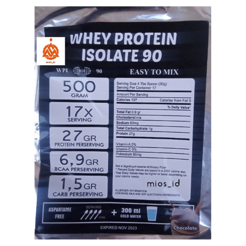 

WPI90 Susu Diet Debm Keto Mayo Deficit Susu Protein 500gr Original