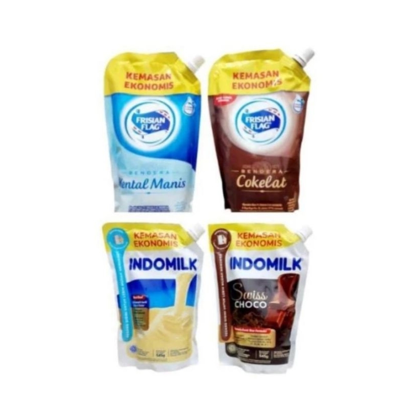 

susu kental manis frisian flag dan indomilk all varian uk 560ml harga termurah