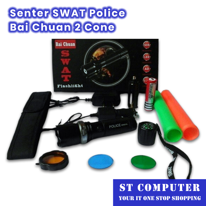 Senter SWAT Police Bai Chuan 2 Cone