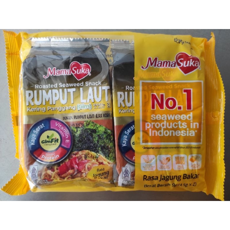 

Rumput Laut Nori Mamasuka Rasa Jagung Bakar
