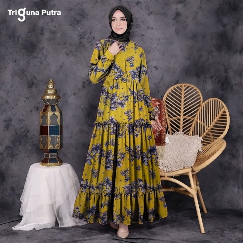TERBARU Gaudy Maxy Dress Mewah Wanita Terbaru Trendy baju kondangan