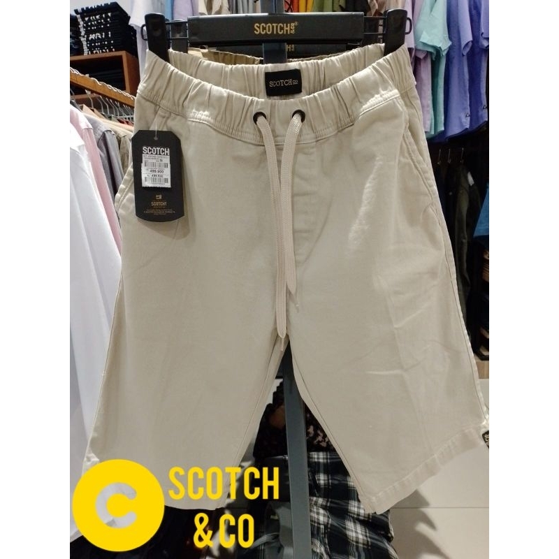 Celana Pendek Karet SCOTCH&CO Cream