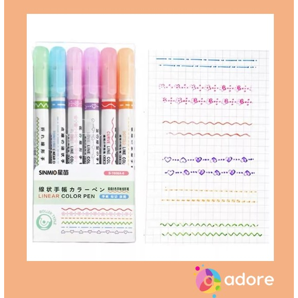 

Line Maker Set / Shapes Linear Pen / Pen Otomatis Bentuk Bunga