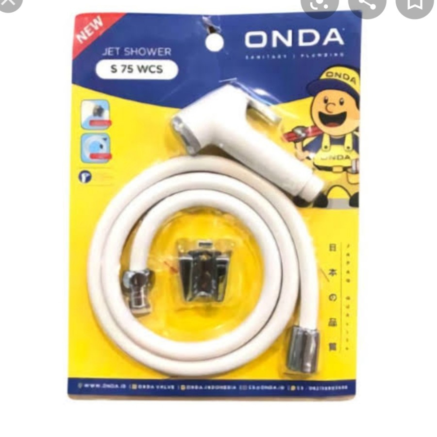 Jet shower onda s 75 wcs Shower cebok Onda shower WC Onda Bidet Onda jet shower shower toilet S 75 W