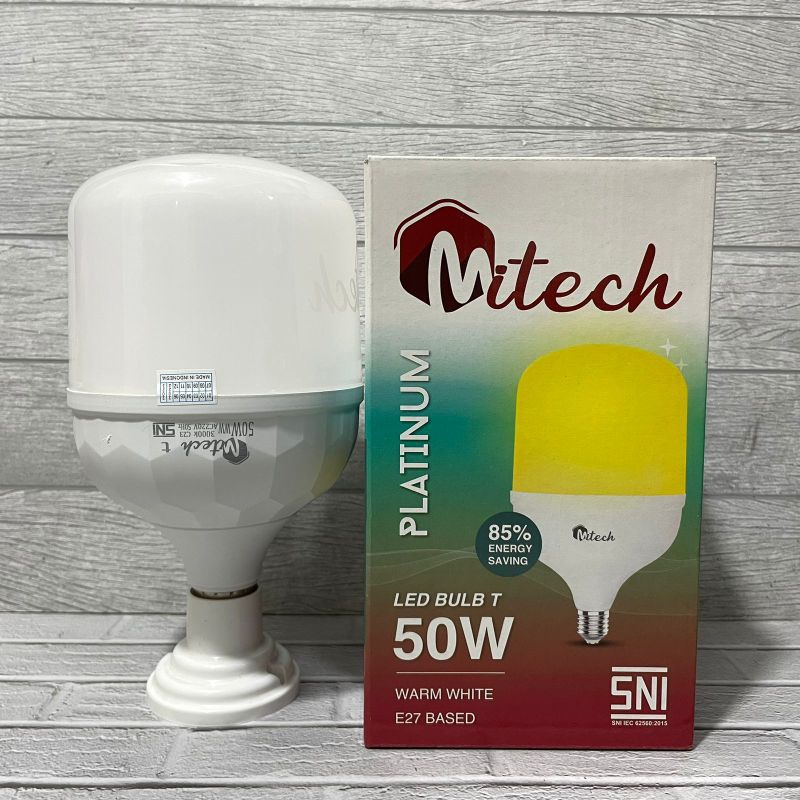 MITECH PLATINUM LAMPU LED T BULB 50W CAPSULE SNI BERGARANSI 1 TAHUN