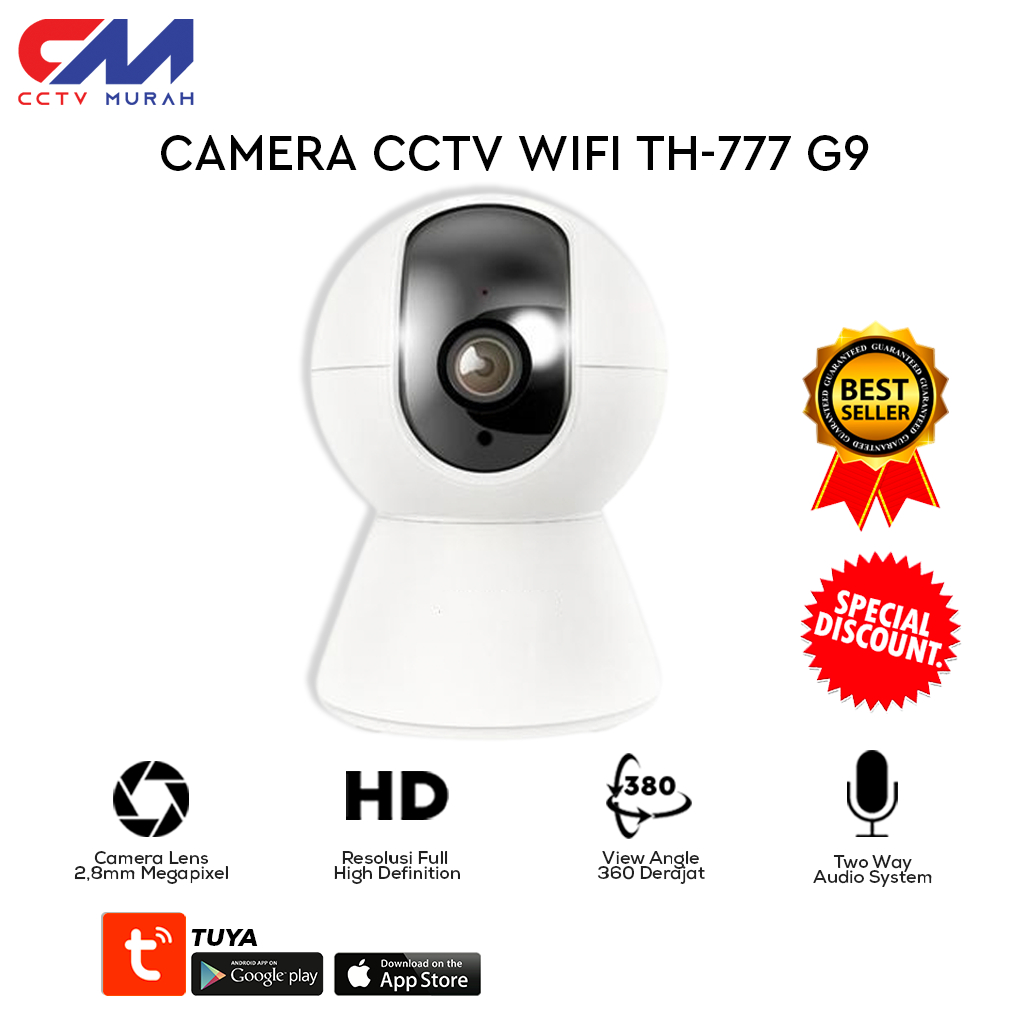 SMART IP CAMERA CCTV 3 MEGAPIXEL, FULLHD 1080, CAMERA ZOOM 3X