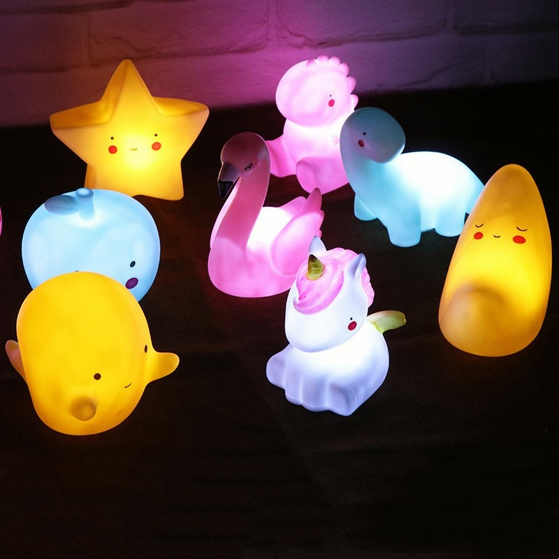 WTW11 lampu tidur /T-rex unik dan lucu dengan bentuk yang unik dan lampu tidur menemani tidur anda