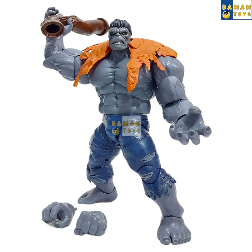 Action Figure Superhero Grey Hulk VS Red Hulk