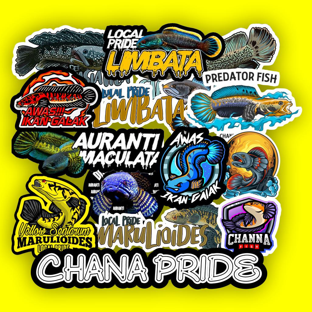 

STIKER CHANA ISI 14 PCS BAHAN VYNIL ANTI AIR SUDAH CUTTING