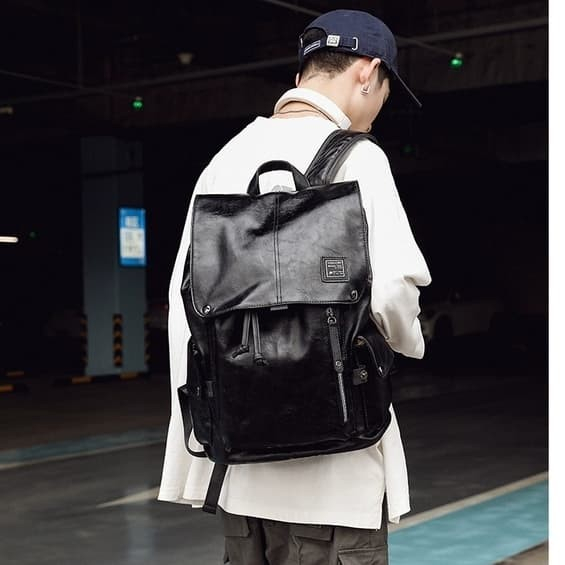 Tas Ransel Pria Tas Pria Backpack Tas Punggung Ransel Kulit Pria - Backpack Kulit Pria - Tas Ransel 