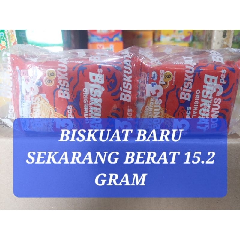 Biskuat ORIGINAL 15.2 Gram isi 20 sachet