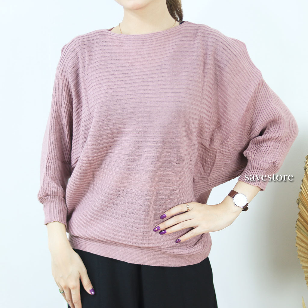 LASPERAL BLOUSE BATWING RAJUT • BATWING RAJUT • BLOUSE WANITA