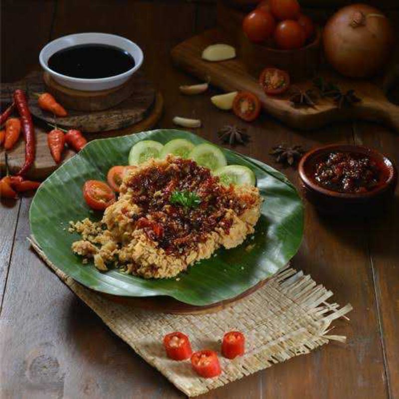 

Ayam Tepung Sambal Bumbu Desa ( Hitam )