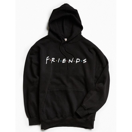 Parisdivarious Sweater Hoodie Jemper Friends Bahan Fleece Size S - XXL (Pria &amp; Wanita)