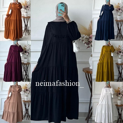 GAMIS RAYON TWILL ANNAYA DRESS GAMIS JUMBO