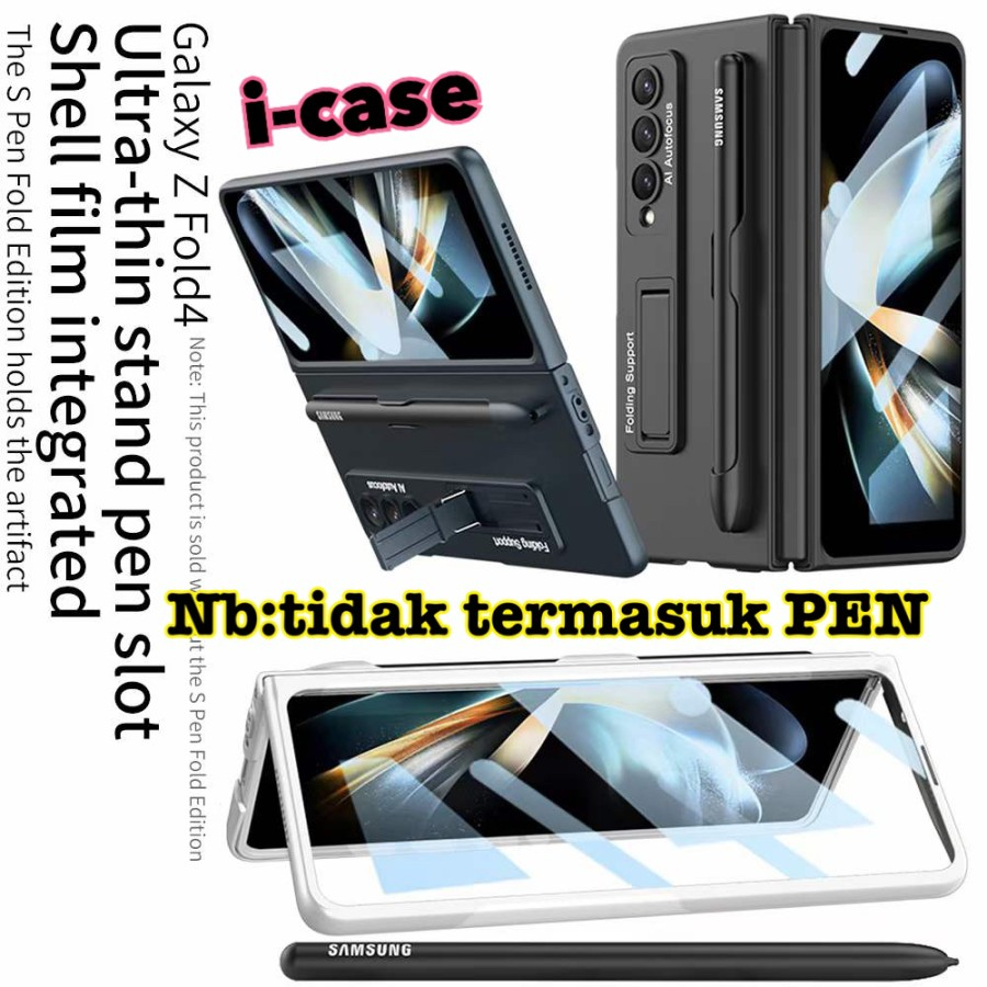 Case Samsung Galaxy Z Fold 4 5G Thin Matte Stand With Pen Slot Z Fold4